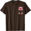 Pig Gift Pig Lover Stuff & Pig Novelty Accessories Cool Pig Art For Men Women Farm Animal Piggy Pork Pig Lovers T-Shirt - Brown