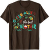 Family O-fish-ally One Birthday Decorations Gifts Ofishally The Best Brother Fishing First Birthday Family T-Shirt - Brown