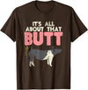 Funny Livestock Show Puns And More Pig Show, Livestock Show, British Saddleback T-Shirt - Brown