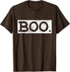 Boo Pocus Halloween Vintage Boo Funny Gift T-Shirt - Brown