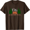Brown Bear Lovers and Fat Grizzy Fans 2023 Otis Champion fat brown grizzly bear fan beartober week 2023 T-Shirt - Brown
