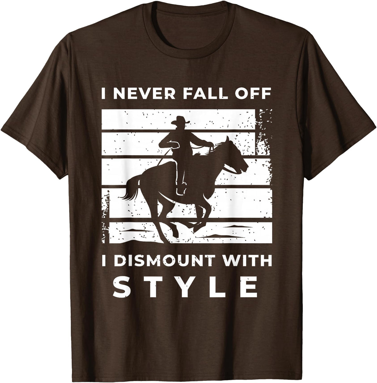 Funny Horse Quote Shirts And Equestrian Gifts Funny Horse Quote Outfit For A Lover Of Horse T-Shirt - Brown