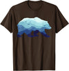 Grizzly Bear Mountains - Gifts & Apparel Co. Bear Nature Mountains Grizzly Hiking Camping Outdoor Gift T-Shirt - Brown