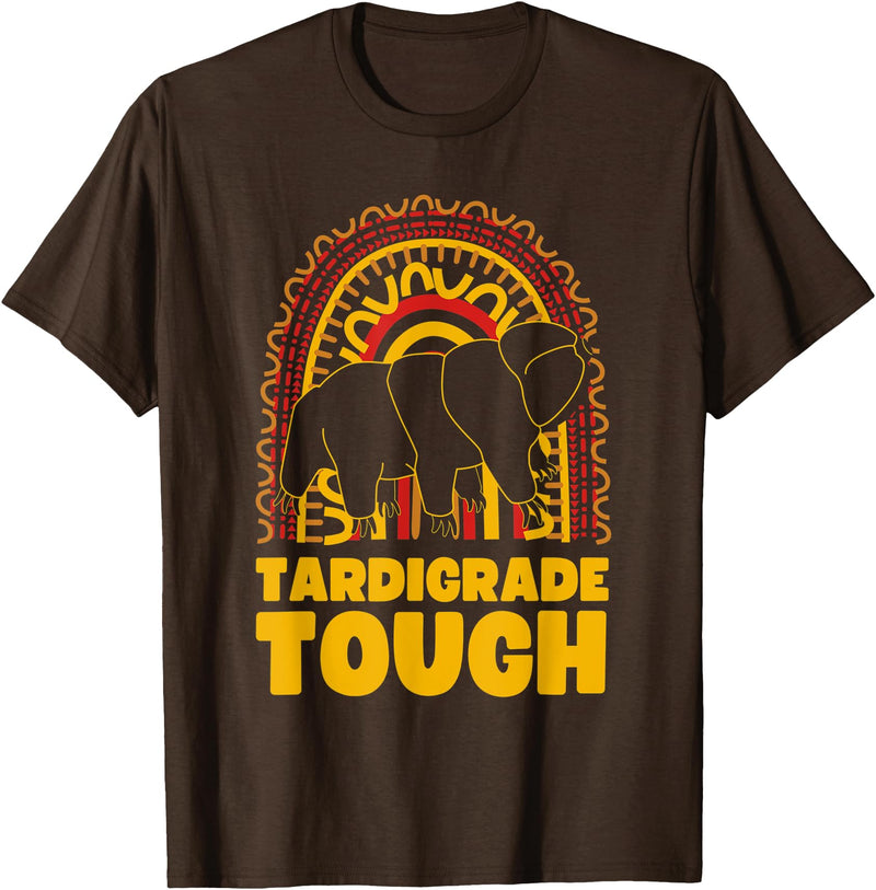 Vintage Science Tardigrade Tough Water Bear Microbiology T-Shirt - Brown