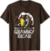 Proud Mom LGBT Pride Tee Grammy Bear Grammy Bear Proud Mom Rainbow Flag LGBT Pride T-Shirt - Brown