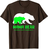 Cerebral Palsy Awareness T-Shirt Mama Bear Cerebral Palsy Awareness Shirt For Women Men T-Shirt - Brown