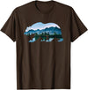 Retro National Park Shirts Bear Vintage National Park Bear Wildlife Mountains T-Shirt - Brown