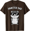 Funny Hamster Design for Men Dad Boys Animal Hamster Lover T-Shirt - Brown