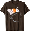 Cavy Lover Sleepy Pajama PJ Accessories Clothes Sleeping Guinea Pig Lover Owner Stuff Napping Cavy Piggy T-Shirt - Brown