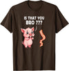 Is That You Bro ? Funny Novelty Tops ... Is That You Bro Butcher Funny Cute Pig Joke Bacon Pig Kawaii T-Shirt - Brown