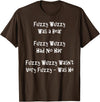Speech Therapist Gifts - Tongue Twisters! Fuzzy Wuzzy Was a Bear... Best Tongue Twister Gift T-Shirt - Brown
