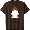 Hamster Mum Pet Hamster Mom T-Shirt - Brown