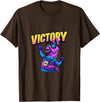 PixelLlama Victory Gaming Victory Llama T-Shirt - Brown