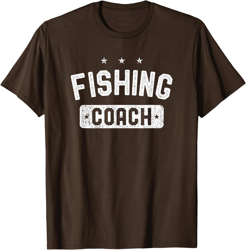 Fishing Coach Clothing Fishing Coach Vintage Fishing T-Shirt - Brown