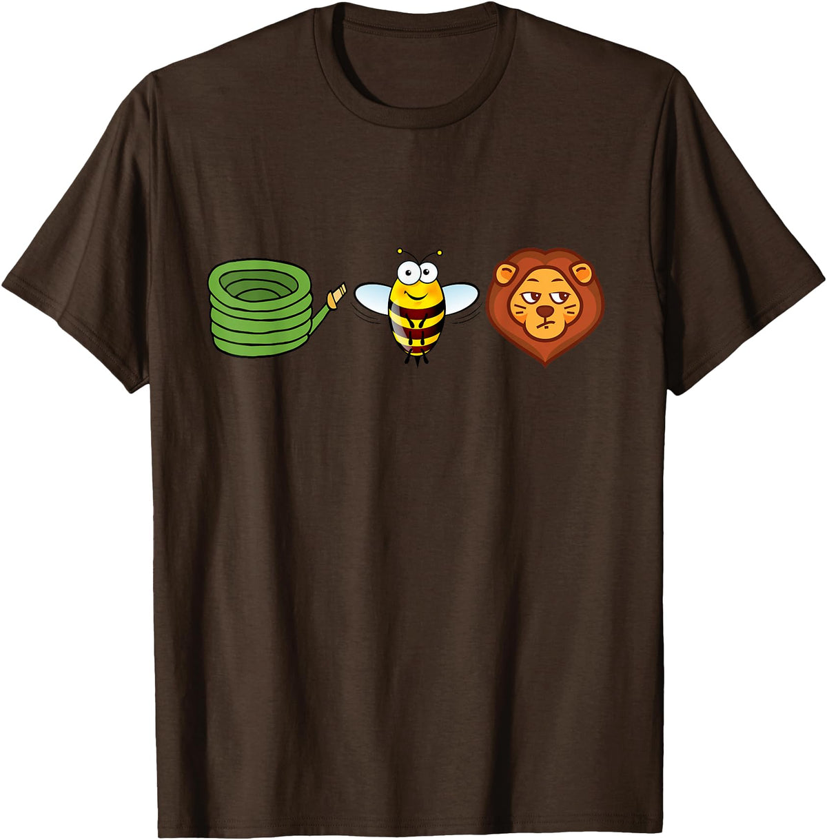 Hose Bee Lion Funny Gifts Hose Bee Lion Funny Gift TShirt T-Shirt - Brown