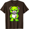 Wowsome! Pastel Goth Teddy Bear Shirt Halloween Bear Horror T-Shirt - Brown