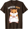 Women's Hamster Mom Hammy Girls T-Shirt - Brown