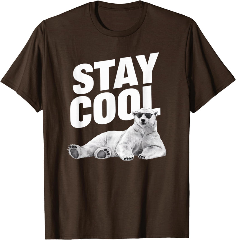 Tennessee Merchant Stay Cool Polar Bear T-Shirt - Brown