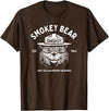Giant Step Design Co. Vintage Smokey Bear Logo Only You Can Prevent Wildfires T-Shirt - Brown