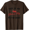 Wheek Guinea Pig Gift Apparel My Guinea Pig Pettiing Shirt Funny Pet Gift Shirt T-Shirt - Brown