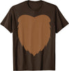 BEAR COSTUME TEE FOR ADULTS KIDS HALLOWEEN BEAR COSTUME HALLOWEEN PRETEND I'M A BEAR BROWN GRIZZLY T-Shirt - As Pictured
