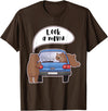 Forest Grizzly Bear Gift Tees Look A Menu Grizzly Bear Camping Family Humor Cute T Shirt - Brown