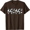 Cow Pattern Print Family Matching Birthday Shirts Cow Mimi Birthday Family Matching Mothers Day Boy Girl Farm T-Shirt - Brown