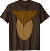 Funny Lion Belly Halloween Costume Costume Animal Belly Halloween Costume Lion T-Shirt - Brown