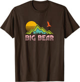 "Big Bear" Retro Sunset Mountain T-Shirt