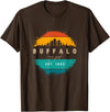 BASBO City of Buffalo New York T-Shirt - Brown
