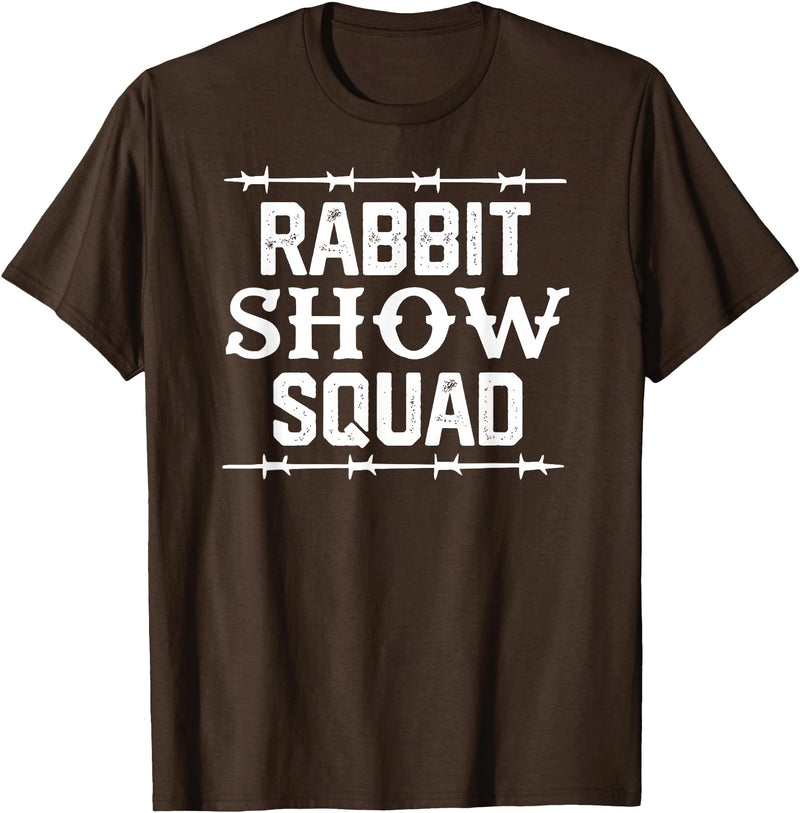 Rabbit Show Squad T-Shirt in Brown