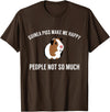 Guinea Pig Accessories & Gifts Funny Guinea Pig Tshirt Gift | Guinea Pig Tee T-Shirt - Brown
