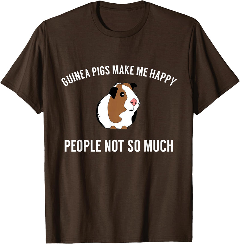Guinea Pig Accessories & Gifts Funny Guinea Pig Tshirt Gift | Guinea Pig Tee T-Shirt - Brown