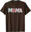 Retro Cherry Matching Family Tees Boho Cherry Mom Mama Halloween Costume T-Shirt - Brown