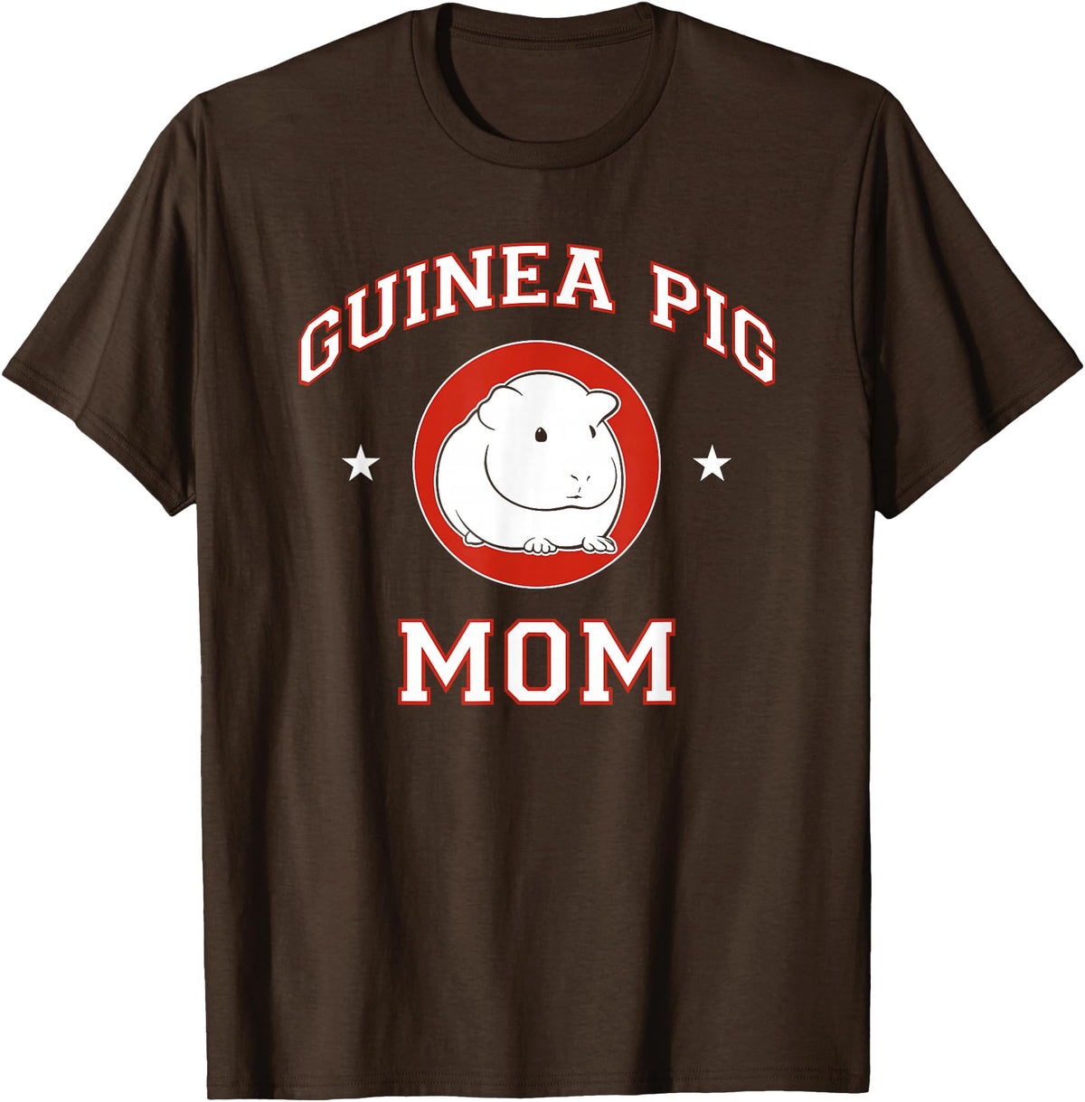 Miller Sye Guinea Pig Mom T-Shirt - Brown