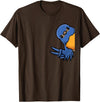 Thabluebirdluveve Bluebird Bird T-Shirt - Brown