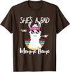 Shes a Bad Momma Llama - Mama Mom - DressedForDuty She's a Bad Momma Llama - Mama Funny - Vintage Mom Gift T-Shirt - Brown