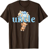 Beary 1st Birthday Boy Teddy Bear Matching Apparel Uncle Teddy Bear 1st Birthday Boy Family Matching T-Shirt - Brown