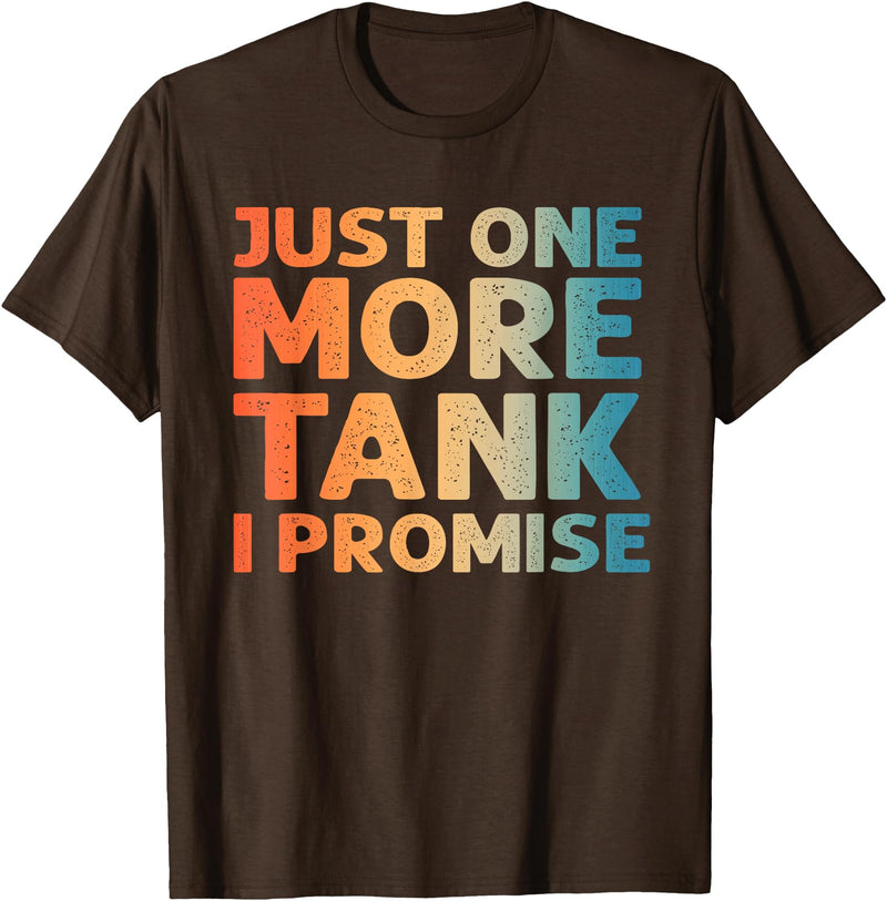 Funny Aquarium Gift Fish Tank Accessories & Stuff Best Fish Tank Design For Men Women Fish Tank Aquarium Lover T-Shirt - Brown