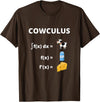Math Geek Collection Funny Maths Cowculus Math Cows Product T-Shirt - Brown