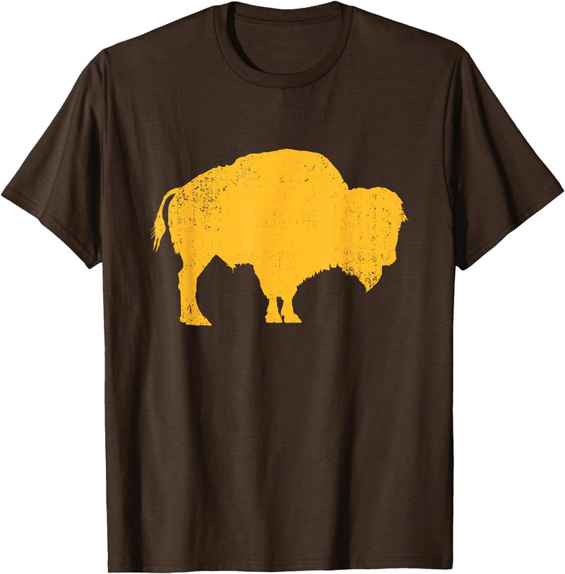 EmmaLoo Tees Buffalo New York BFLO B-Lo WNY Shirts Buffalo New York Shirt B-LO BFLO Hockey WNY Shirt T-Shirt - Brown