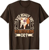 Creative Hereford Pig Designs I Love My Hereford Pig T-Shirt - Brown