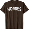 Horses - Style Horses T-Shirt - Straight - Brown