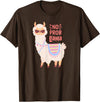 Llama & Alpaca Shirts, Cute Llama & Alpaca Outfit No ProbLlama Shirt, No Problama Shirt, Funny Alpaca Llama T-Shirt - Brown