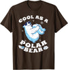Polar Bear Apparel Cool Polar Bear Funny Arctic Animal Lover T-Shirt - Brown