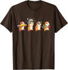 Cute Guinea Pig Lovers First Day of School Costume Funny Guinea Pig Back to School Teacher Student T-Shirt - Brown