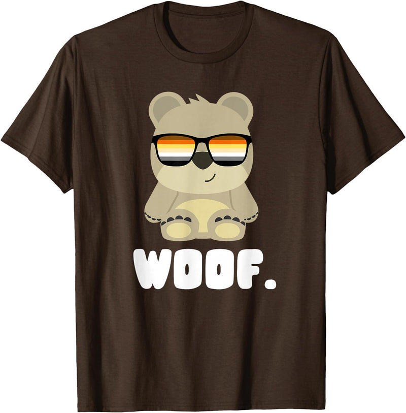 LGBT Bear Community Woof - CSD Bears Gay T-Shirt - Brown