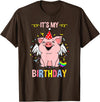 Its My Birthday Pig T-Shirt - Brown