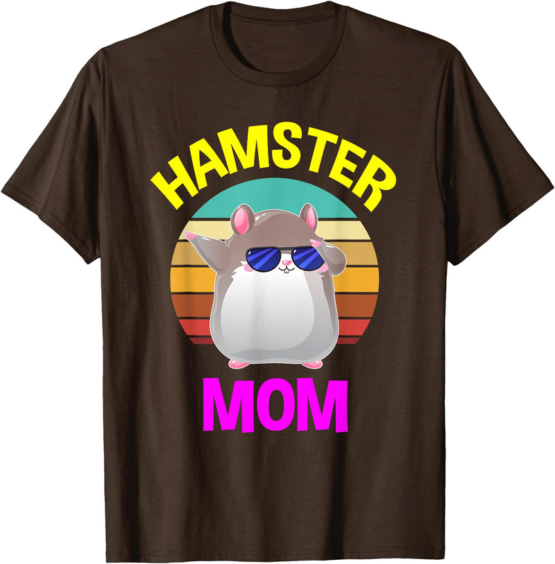 Hamster Mother Costume Lover Gifts Women Children T-Shirt - Brown