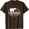 Port Stevens P.S.75 Design Hudson Bay Polar Bear Ontario Canada T-Shirt - Brown